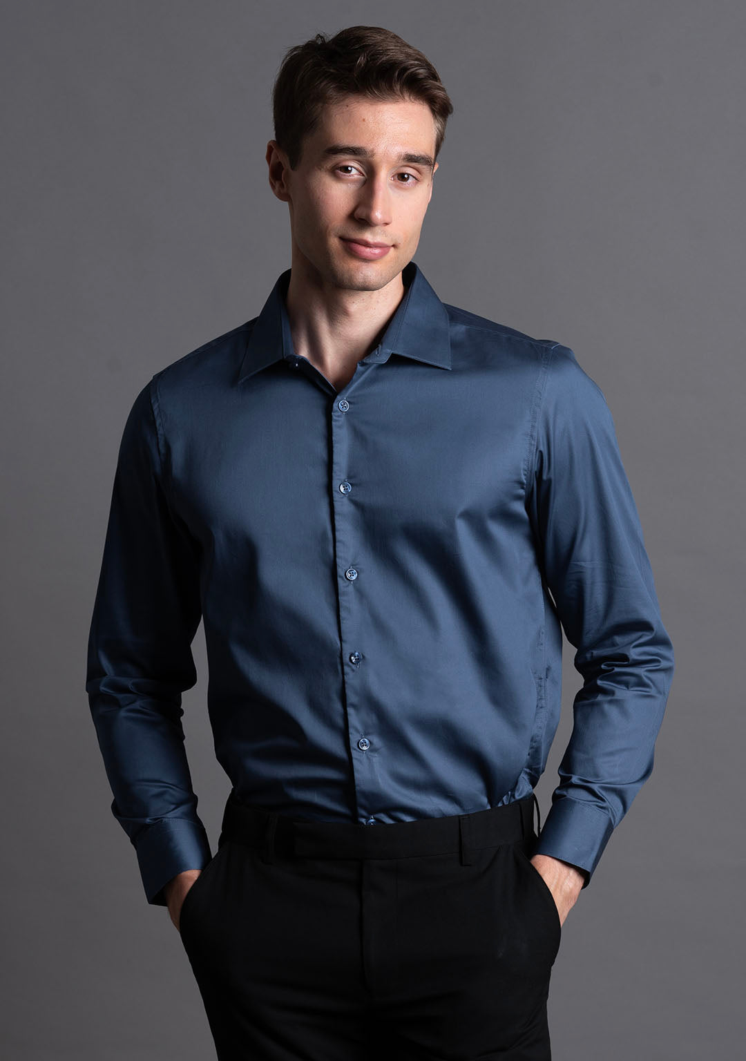 Business Class Shirt in French Blue