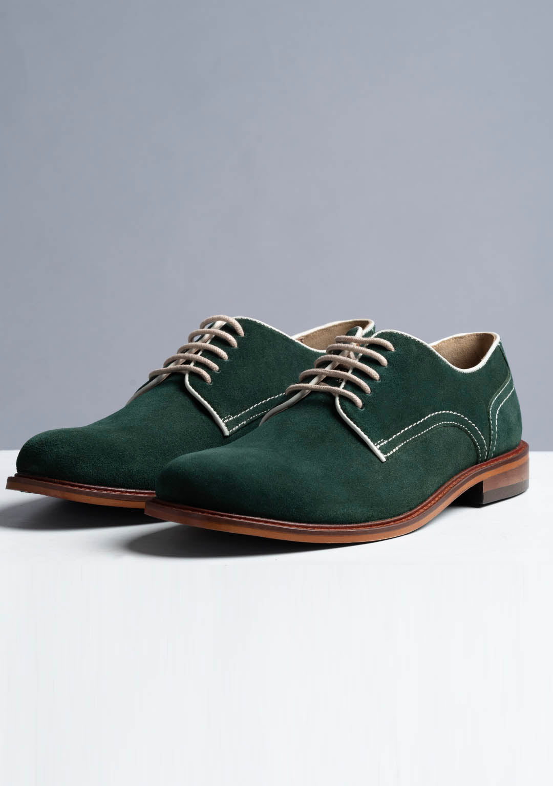 Flat platform discount derby shoes trf