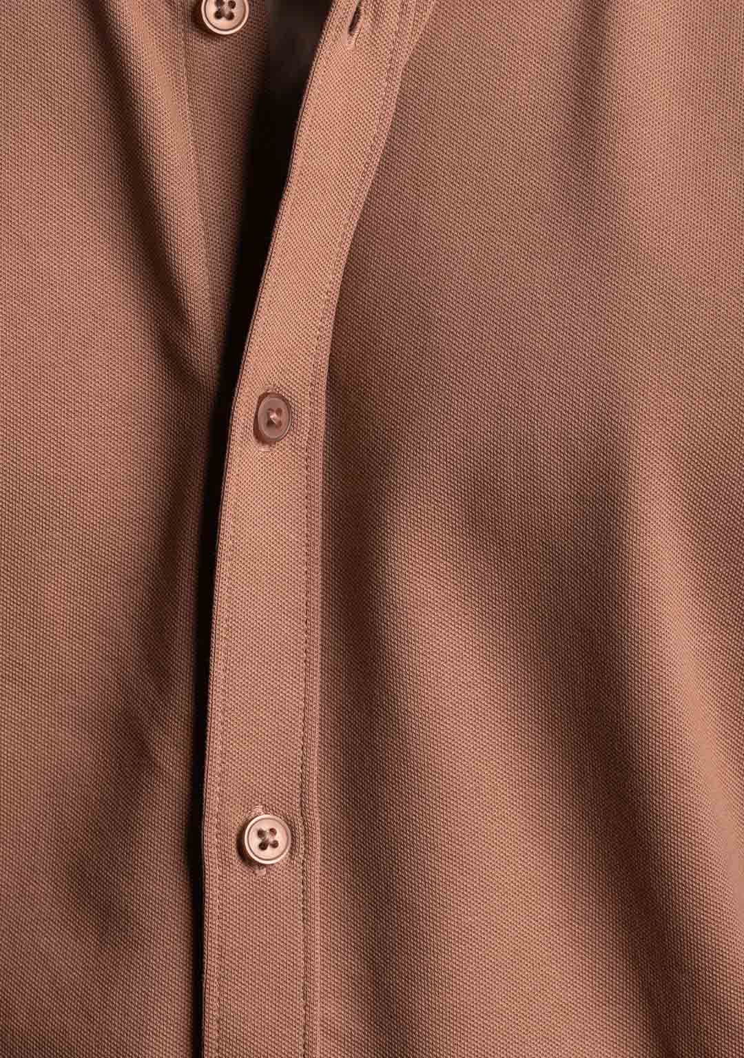 Piqué Shirt in Russet