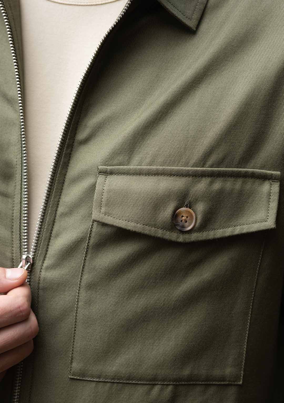 Shacket in Olive