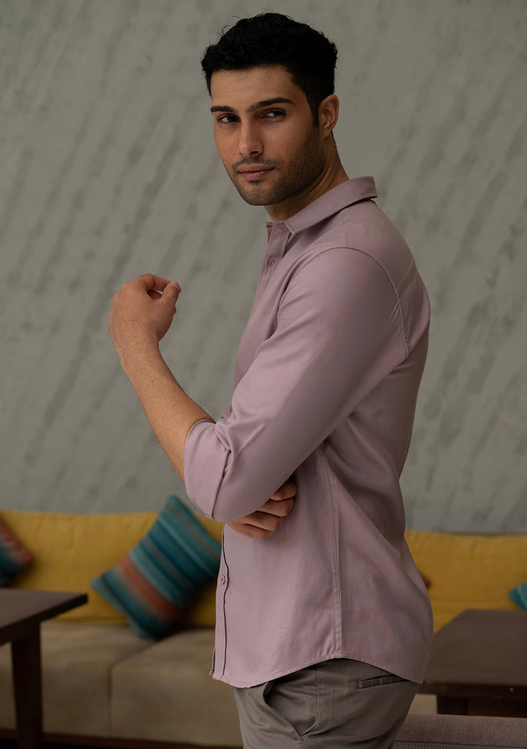 Tencel™ Shirt in Elderberry