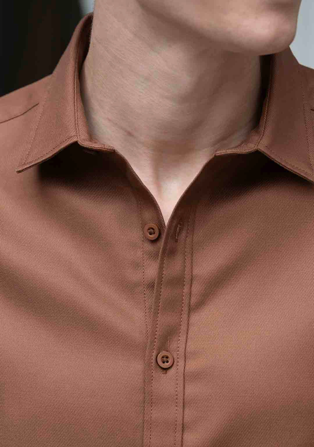 Tencel™ Shirt in Nutmeg