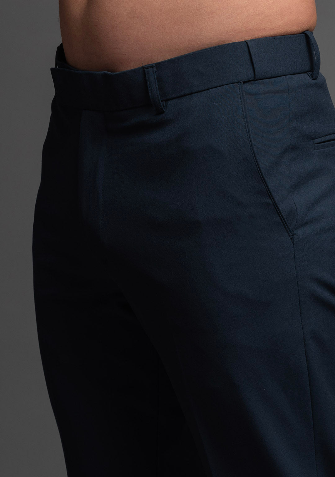 Oxford Blue Colour Trousers for Men - Everywear Pants by Aristobrat